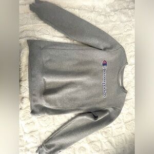 Champion grey crew neck